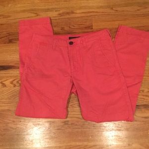 Men’s Coral colored khaki  by Aeropostale